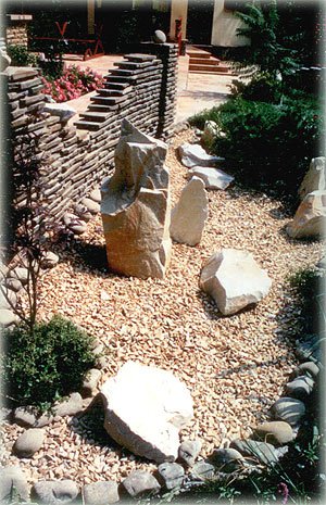 Сад камней в японском саду Автрорская работа архитектора Светланы Корж